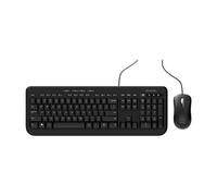 Incase Wired Desktop 600 - Conçu par Microsoft - Ensemble clavier et souris optique - Disposition QWERTY - Design résistant aux éclaboussures - Touches multimédia silencieuses au toucher - Connexion
