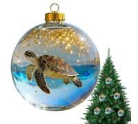 Incassable Décorations De Noël - 3D Mignon Décorations De Fête,Boules De Noël en Forme De Tortue, Dauphin, Oiseau,pour Intérieur Extérieur Fenêtre Chambre Salon Bureau Voiture