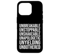 Incassable Instoppable - Gym, Hustle, Succès, Motivation Coque pour iPhone 16 Pro