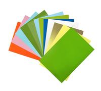 INCAUCA Feuilles de plastique thermorétractables pour travaux manuels, porte-clés, artisanat, ornements, fabrication de bijoux, 12 couleurs, 20 x 29 cm (B)