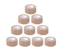 INCAUCA Lot de 10 rouleaux de ruban adhésif non tissé pour pieds de chaise, chaussettes de protection universelles antidérapantes pour pieds de chaise, de table pour protéger les sols, kaki