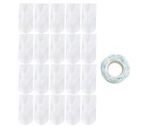 INCAUCA Lot de 20 chaussons jetables pour chiens de petite taille, imperméables et jetables avec bandage adhésif, couvre-pieds pour chien, protection des pattes pour animal domestique, chien, chiot à