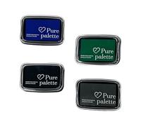 INCAUCA Lot de 4 tampons encreurs lavables en caoutchouc pour timbres en caoutchouc - Tampons encreurs de doigts pour l'estampage - Tampons encreurs pour loisirs créatifs - Couleur pour papier, bois,