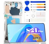 Incell Écran LCD de rechange pour Samsung Galaxy S21+ 5G Écran LCD 5G pour SM-G996B SM-G996U Écran tactile Digitizer Pièce de réparation avec cadre (argent fantôme)