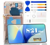 Incell Écran LCD de rechange pour Samsung Galaxy S21+ 5G Écran LCD 5G pour SM-G996B SM-G996U Écran tactile Digitizer Pièce de réparation avec cadre Doré fantôme