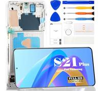 Incell Écran LCD de rechange pour Samsung Galaxy S21+ 5G. Écran LCD SM-G996B SM-G996U Digitizer Touch Screen Assembly avec cadre (Phantom - Argent)