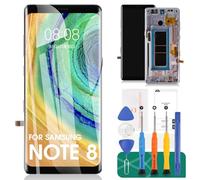 Incell Écran tactile de rechange pour Samsung Galaxy Note 8 avec cadre Violet