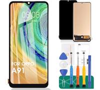 Incell Écran tactile LCD de rechange pour Oppo Reno3 CPH2001, CPH2043, CPH2021, PCPM00 (noir, sans empreintes digitales)