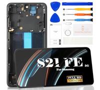 Incell Kit de réparation d'écran LCD avec cadre pour Samsung Galaxy S21 FE 5G SM-G990 Noir