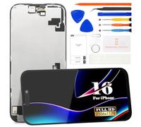Incell Kit de réparation d'écran tactile LCD pour iPhone 16 A3287 Noir