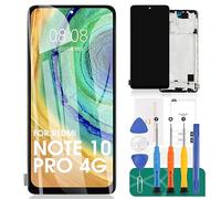 INCELL pour Redmi Note 10 Pro 4G Écran de remplacement pour Xiaomi Redmi Note 10 Pro LCD pour affichage Redmi Note 10 Pro pour M2101K6R, M2101K6G Digitizer Écran Tactile Assemblée D'affichage Pièce De