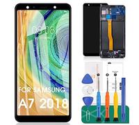 Incell Pour Samsung Galaxy A7 2018 Remplacement De L'écran Écran LCD Pour Samsung A7 2018 Écran Tactile A750 Kit De Pièces De Réparation D'assemblage De L'assemblage Du Numériseur Avec Cadre (noir)