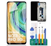 INCELL pour Xiaomi Note 10 Pro 5G/Xiaomi Poco X3 GT Écran de remplacement pour Poco X3 GT LCD Digitizer pour 21061110AG, M2101K6G Diaplay Écran tactile Pièces de réparation avec cadre (pas