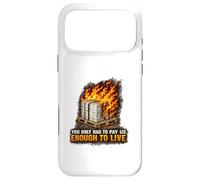 Incendie endommagé Bonne Protestation Syndicat des Travailleurs salariés vitaux Coque pour iPhone 17 Pro Max