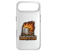 Incendie endommagé Bonne Protestation Syndicat des Travailleurs salariés vitaux Coque pour iPhone Air