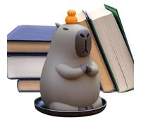 Incense Burner - Capybara Decor, Waterfall Tray for Relaxation, Animal Statue with Ash Catcher, Meditation Ornament Backflow Style, Aromatherapy Holder Spiritual Practice