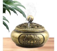 Incense Burner - Incense Holder | Ash Catcher | Home Fragrance Decoration Flower Charcoal and Resin Traditional Oriental Zen Home Decor Supports Aromatherapy and Mindfulness