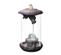 Incense Cones Holder, Ceramic Censer, Waterfall Backflow Holder Pot
