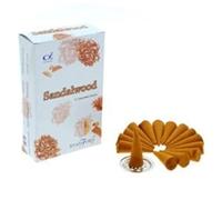 Incense cones Sandalwood 15 Cone Pack and Holder. by Stamford