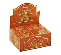 Incense Hem Precious Amber Cones 4 Packs, 10 Cones per Pack by Northern Star Products