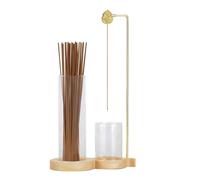 Incense Holder - 2n1 Detachable Design | Incense Stick Holder with Glass Ash Catcher for Men, Women, Home, Office, Bedroom, Living Room, Meditation, Yoga, Relaxation Decor