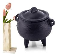 Incense Holder for Burning - Iron Small Sculpture Cast Iron Incense Burner Tripod Pot | Decorative Burner Holder for Sticks Cones Meditation Yoga Relaxation