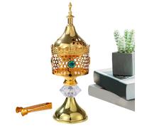Incense Holder, Incense Coil Censer, Metal Decorative Burner, Middle Eastern Style Fragrance Accessory, Ideal for Living Room Yoga Studio Hotel Study Bedroom Relaxation Seekers Use