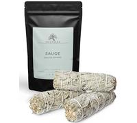 Incensera Baton de Sauge Blanche Purification a bruler - Encens Naturel pour Purification Maison spirituelle - Rituel & méditation - Sage Brule encens