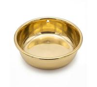 Incensera Coupelle de Rechange pour Brûleur d’Encens en Acier Inoxydable, Finition Laiton, Réservoir à Huiles Parfumées 5,5 cm, Capacité 35 ML, Idéal pour Huiles Essentielles, Résines et Herbes