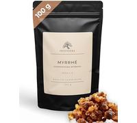 Incensera Myrrhe à Fumer - 100 g Résine Naturelle d'arbre d’Encens, Encens Naturel à Brûler pour Méditation, Rituels et Parfum d’Ambiance