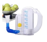 Incentive Spirometer Adult, Lung Capacity Trainer, Flow Rate Indicator, Visual Feedback, Large Volume for Breathing Exercise, Recovery, Training, Home Use, 7.09x6.69x2.76 Inches