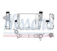 Incercooler NISSENS NIS 961522