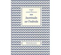 Incertitudes Sur L'individu