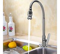 Inchant 360 Rotatif Cuisine Bar Salle de Bains Robinet d'évier Simple Eau Froide Cou Flexible Salle de Lavage Jardin extérieur Robinet d'application Robinets