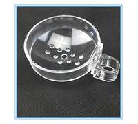 Inchant Transparent ABS Porte-Savon de Salle de Pain pour Barre de Douche,Rond,Diamètre 22mm