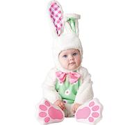 InCharacter Déguisement Lapin pour bébé - Luxe - Blanc - 6-12 Mesi (66-74 cm)