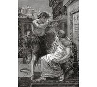 Incident in William Shakespeare s play Julius Caesar. Caesar refuses the crown offered to him by Mark Antony. After a 19th century work by English artist Edward Brewtnall. Poster imprimé par Ken Welsh