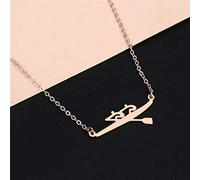 INCIDO Collier Pendentif Aviron Bateau Hommes Collier Mode Bijoux Choker Collier Saint-Valentin Halloween fête Cadeau Bijoux Cadeaux de Vacances