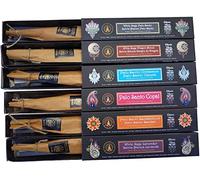 Incienso Assortiment d'Encens Indiens Naturel - Lot de 6 Paquets de 15 g - Différents Arôme Double / Mélange - Parfum Longue Durée - Aromathérapie