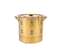 Incinérateur À Déchets Verts Avec Couvercle Et Poignée, Élimination Efficace Des Cendres, Baril pour Brûler Documents Et Papiers(61cm)