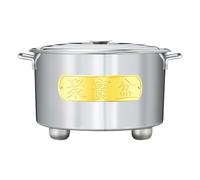 Incinérateur de brûleur, caisse de feu en métal robuste, tambour de brûleur, résistant à la chaleur, avec poignée robuste, pour jardin, jardin, ferme, patio, bonfire 25,5 cm