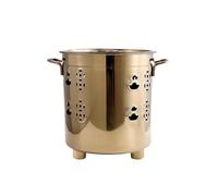 Incinérateur d'extérieur portable avec couvercle et crochet pour éliminer efficacement les déchets