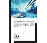 Incitation Fiscale Et Financière À L'investissement Et Compétitivité