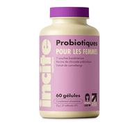 Incite Nutrition Probiotique Femmes 21 Milliards UFC. 60 Gélules. 7 Souches avec Prébiotiques & Cranberry. Probiotique Flore Intime pour Équilibre pH & Santé Intestinale. Adapté pour les Végétariens