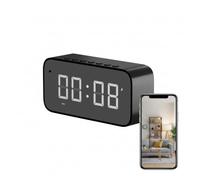 InCliick Digital Clock Camera, 4-in-1 Multifunctional: Bluetooth Speaker, Clock, Alarm & Camera | 4K UHD High Definition | WiFi 6 Camera, Remote Live View on Phone