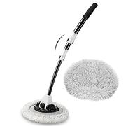Inclinable 15° Brosse Lavage Les Voiture 43" Alliage D’Aluminium Telescopique De Chenille Microfibre Balai Nettoyage À Manche pour Camping Véhicule SUV Camion Caravane RV Anti Rayure Carrosserie