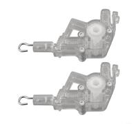 Inclinables muraux pour stores avec tige de contrôle d'inclinaison carrée et système de montage de crochet de rail pour une utilisation standard sur rail de store (2 pièces)