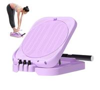 Incline Board, Adjustable Ankle Stretch Wedge, Multifunctional Footrest with Anti-Slip Design, 9 Modes for Knee, Heel, and Feet, 10.87x16.93x3.15 inches, Purple, Blue