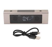 Inclinomètre Angle Finder Jauge de compteur Outil de rapporteur magnétique à deux axes - Niveau numérique avec source de lumière rouge LD et affichage couleur latéral LED -