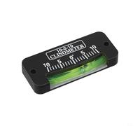 Inclinomètre de sentier pour voiliers, yachts et bateaux - Angle de 45-0-45 degrés avec précision ± 1 mm, compteur de pente ABS de qualité marine, compact (10 degrés)